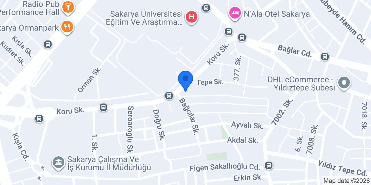 Sıla Apart Daireler konumu