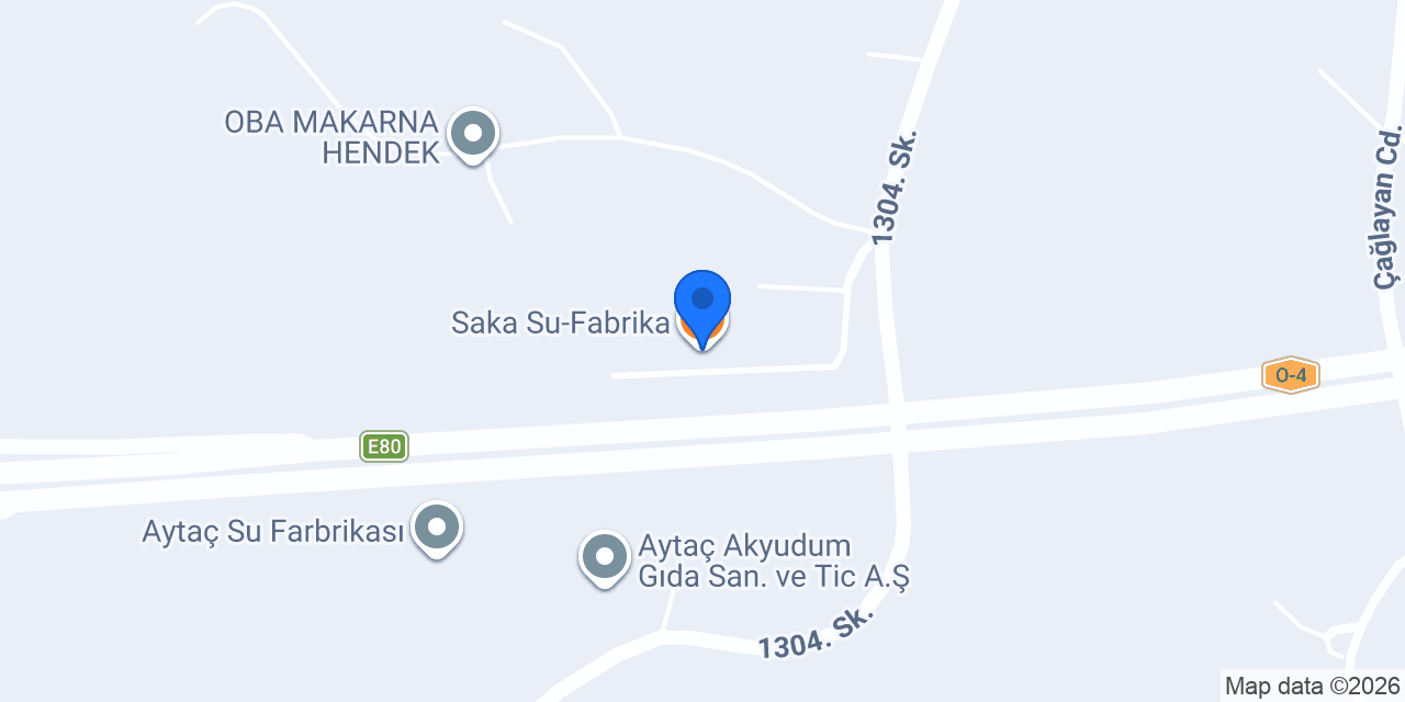 Saka Su-fabrika konumu