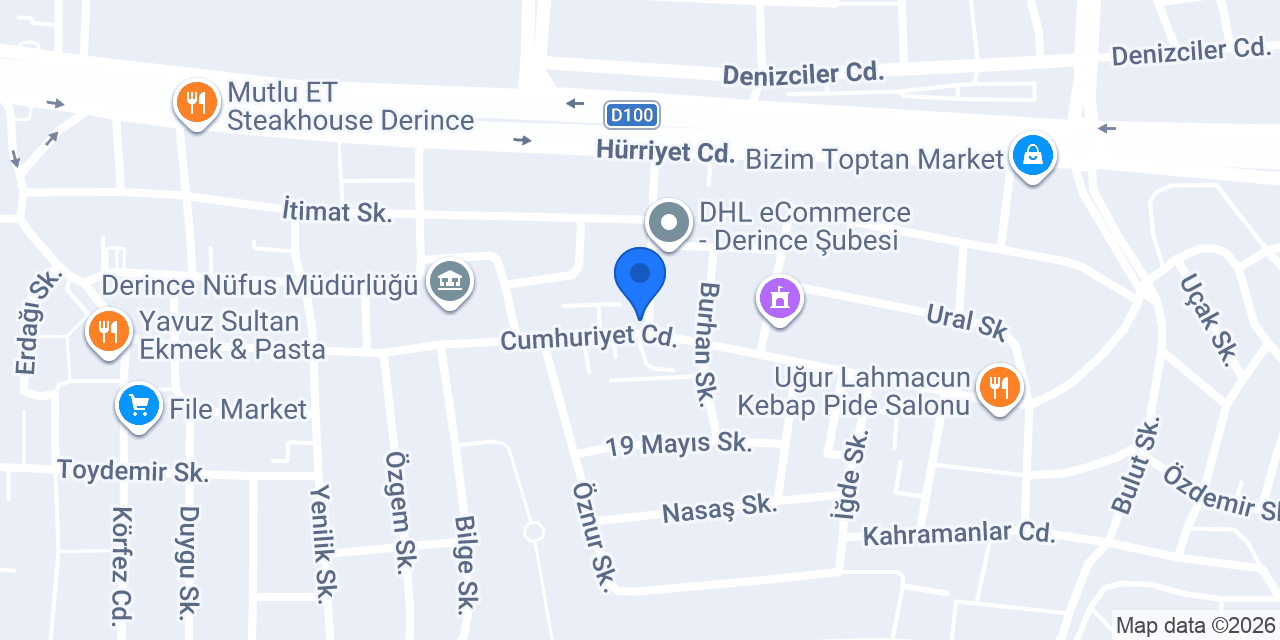 Cadde Katık Derince konumu