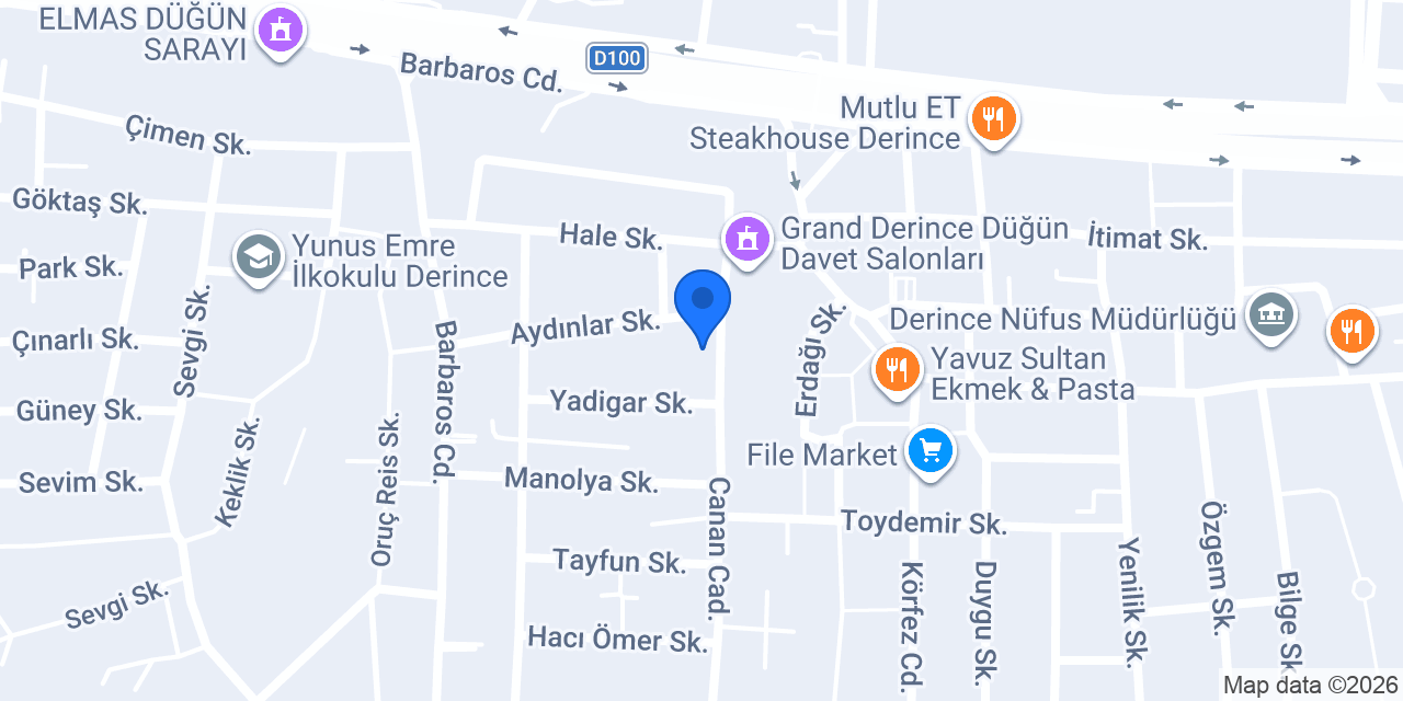 Mavi Köşe Çiçekçilik ve Peyzaj konumu