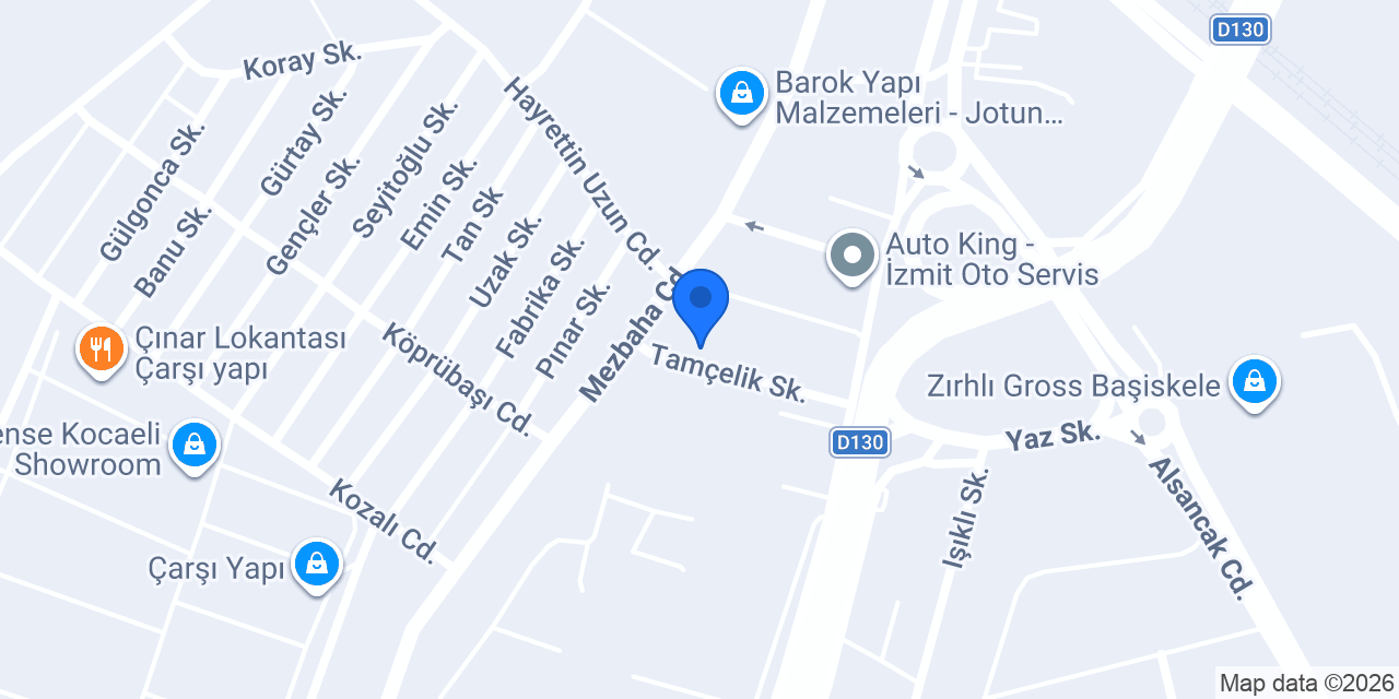 Hedef Alaşımlı Çelik konumu