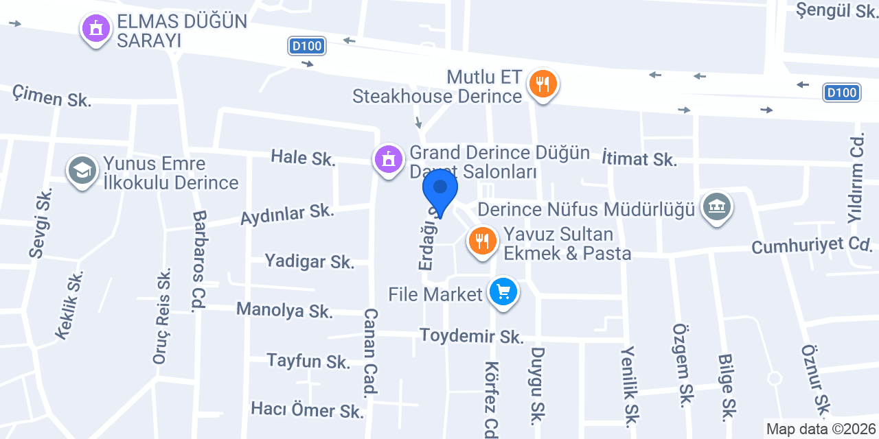 Hacıoğlu Yaprak Döner konumu