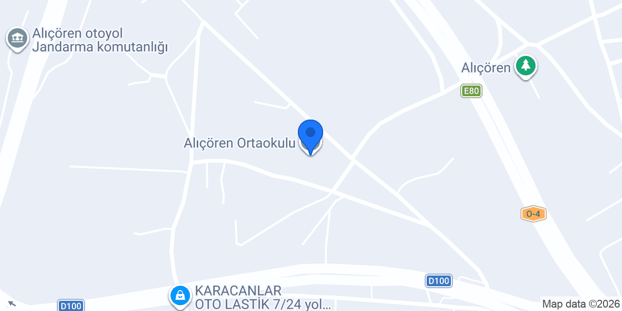 Alıçören Ortaokulu konumu