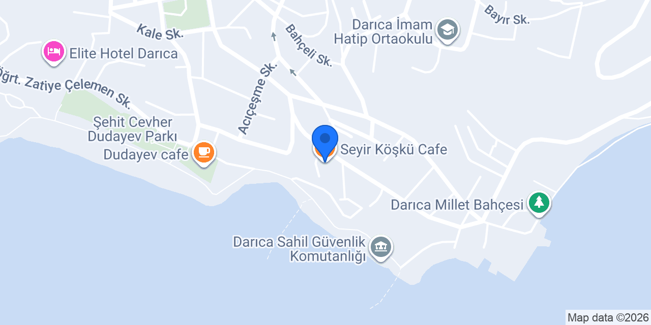 Seyir Köşkü Cafe konumu