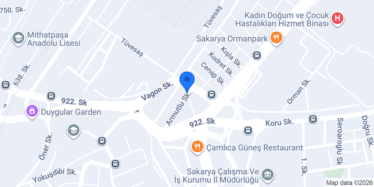Tekno Dağıtım konumu