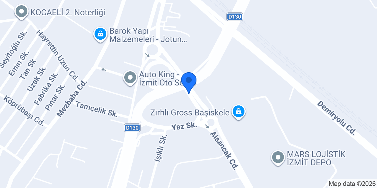 Kobosan Elektrostatik Boya konumu