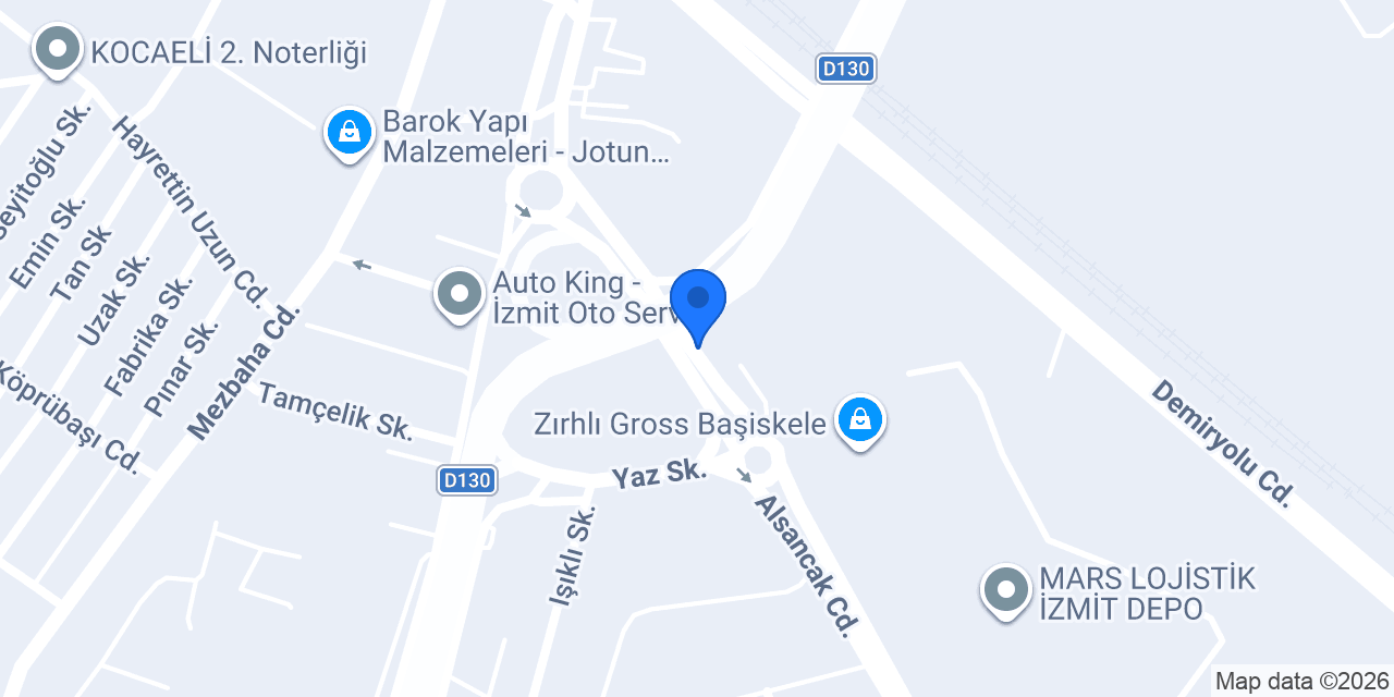 Kılıçsan Demir Makine San. Tic.Ltd.Şti. konumu