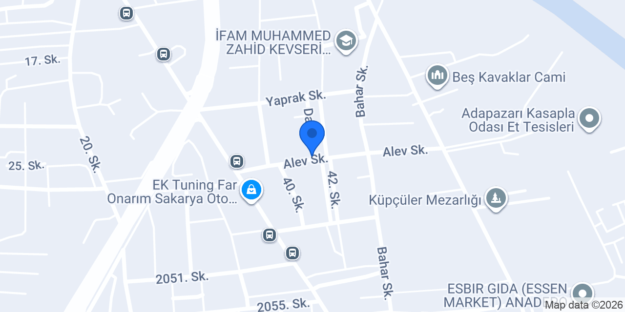Sakarya Oto Ekspertiz konumu