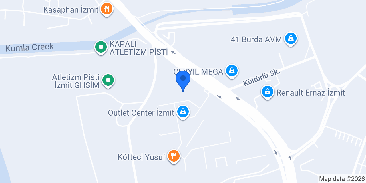 Karaca - İzmit Outlet Center konumu