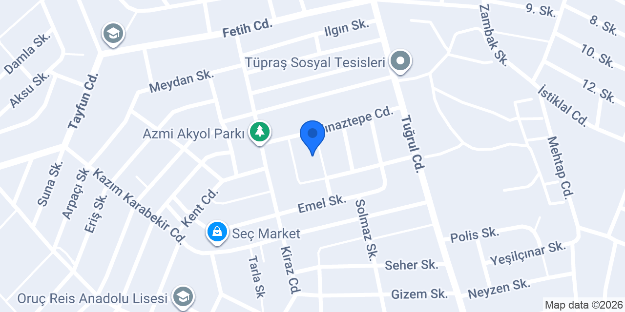 Bayramoğlu teknik konumu