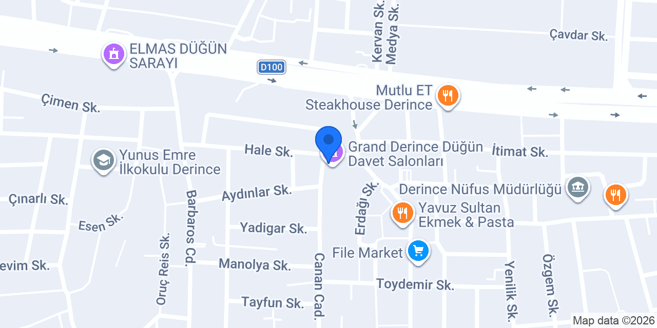 Sutlukeyif Derince 60 evler konumu