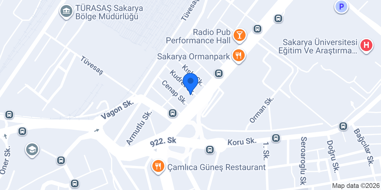 SAKARYA TAKSİ konumu