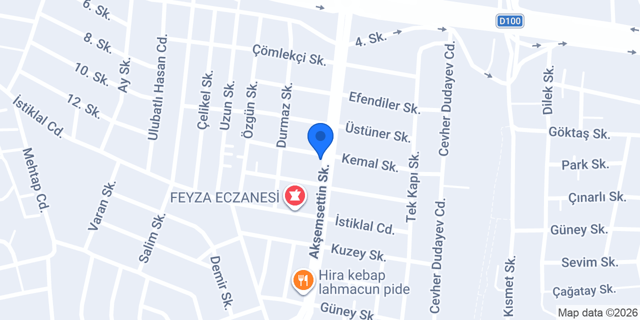 Karadeniz Mobilya Dekorasyon konumu