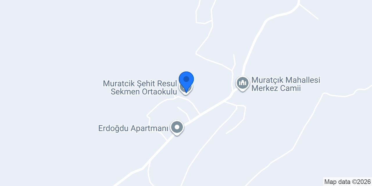 Muratçık Kadıoğlu İlkokulu konumu