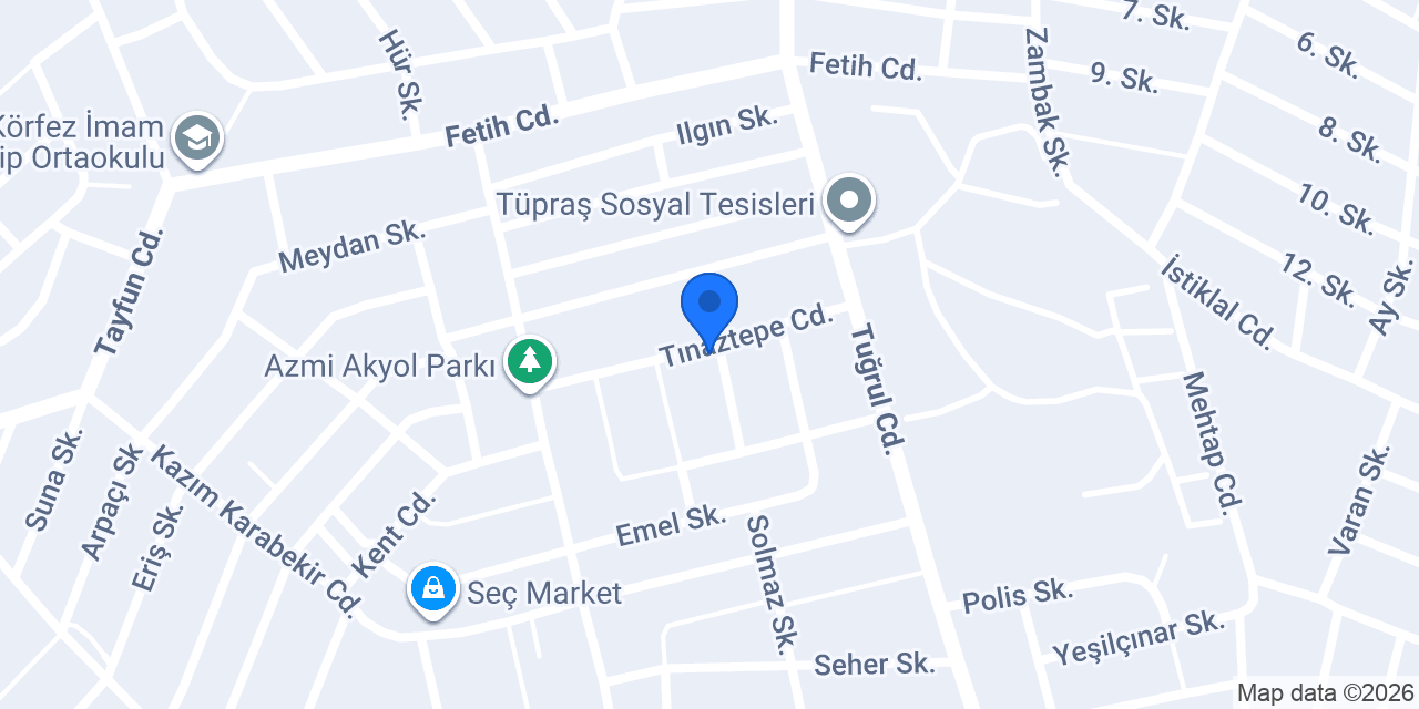 KUTEM RENT A CAR konumu