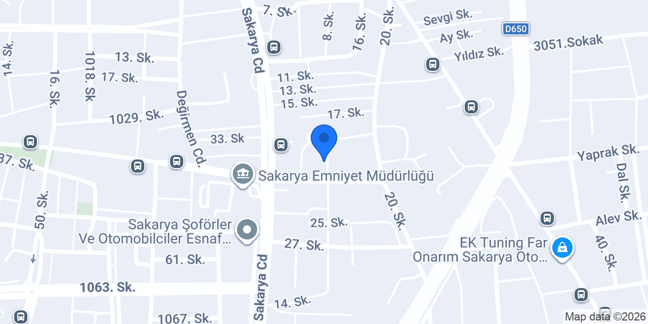 Endiksiyon Makina konumu