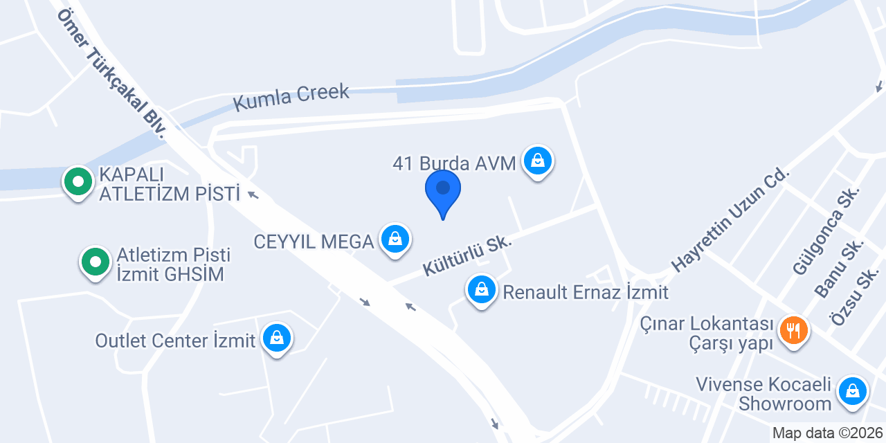 Altınbaş 41 Burda AVM konumu