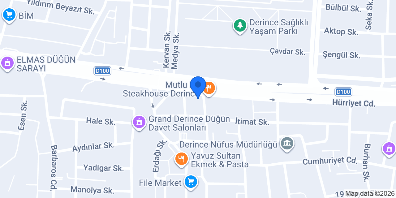 Açı Koleji Derince konumu