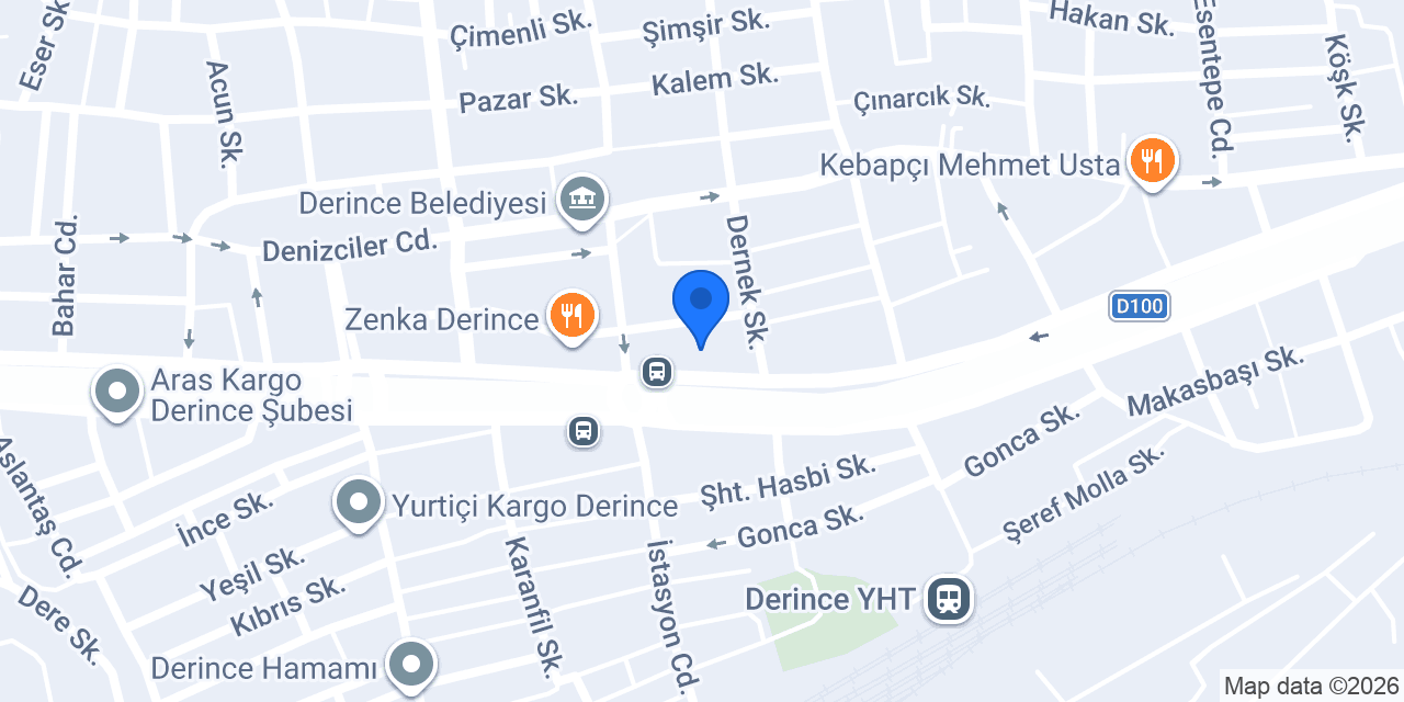 Derince Özde Fen Bilimleri konumu
