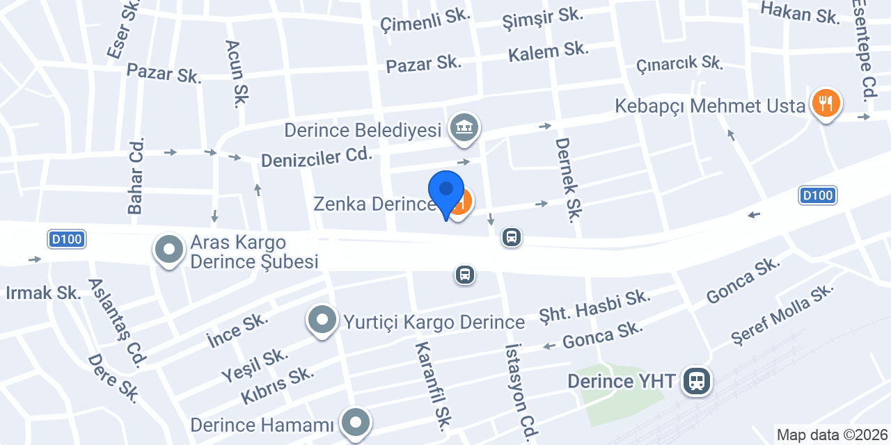 Domino's Pizza Derince konumu