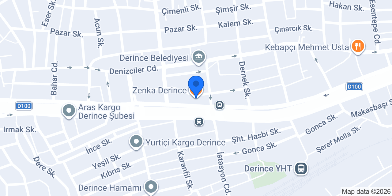 Zenka Derince konumu