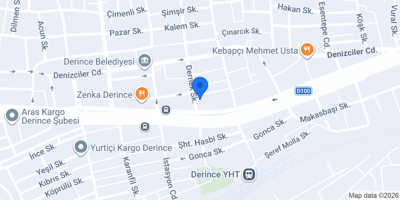 Kocaeli Renk Matbaa konumu