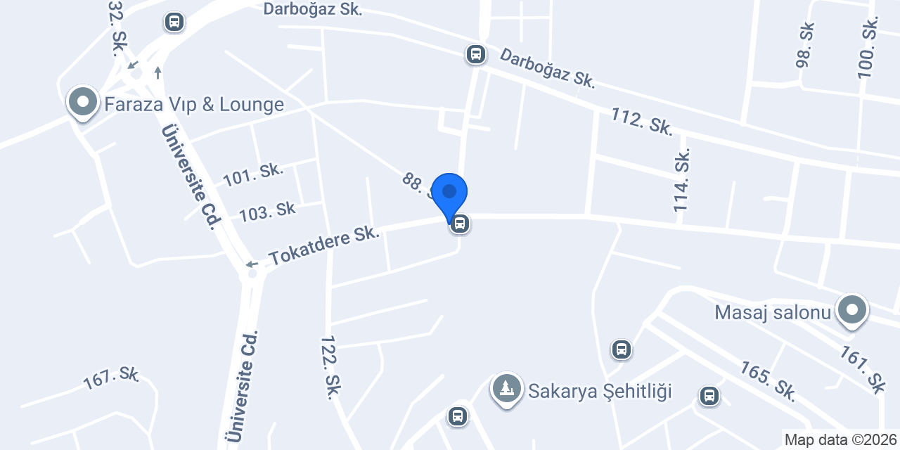 Serdivan Merkez Taksi konumu