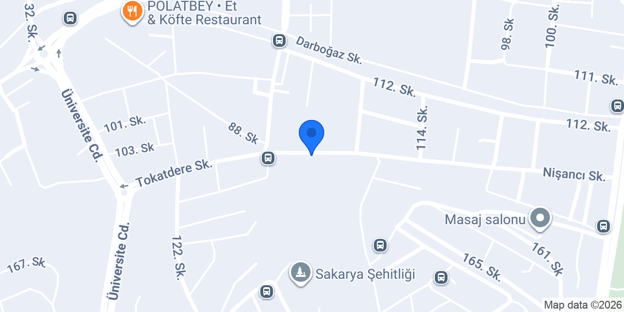 SERDİVAN GÜNLÜK KİRALIK DAİRE konumu