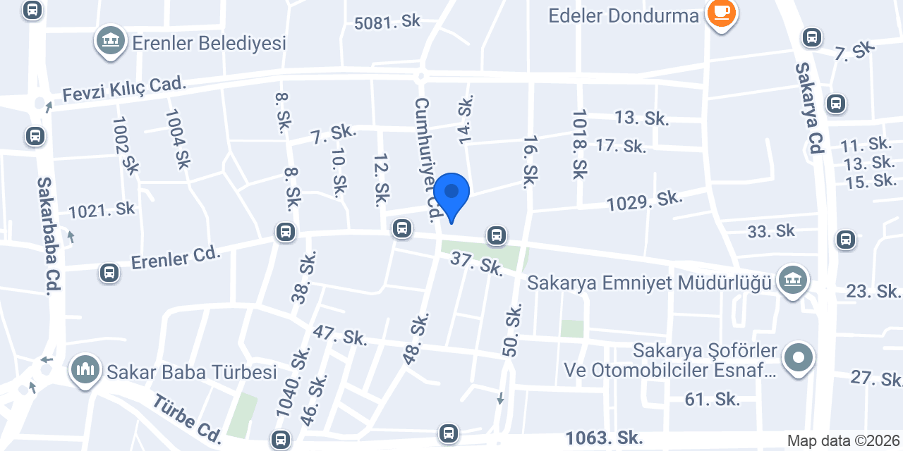Erenler Merkez Eczanesi konumu