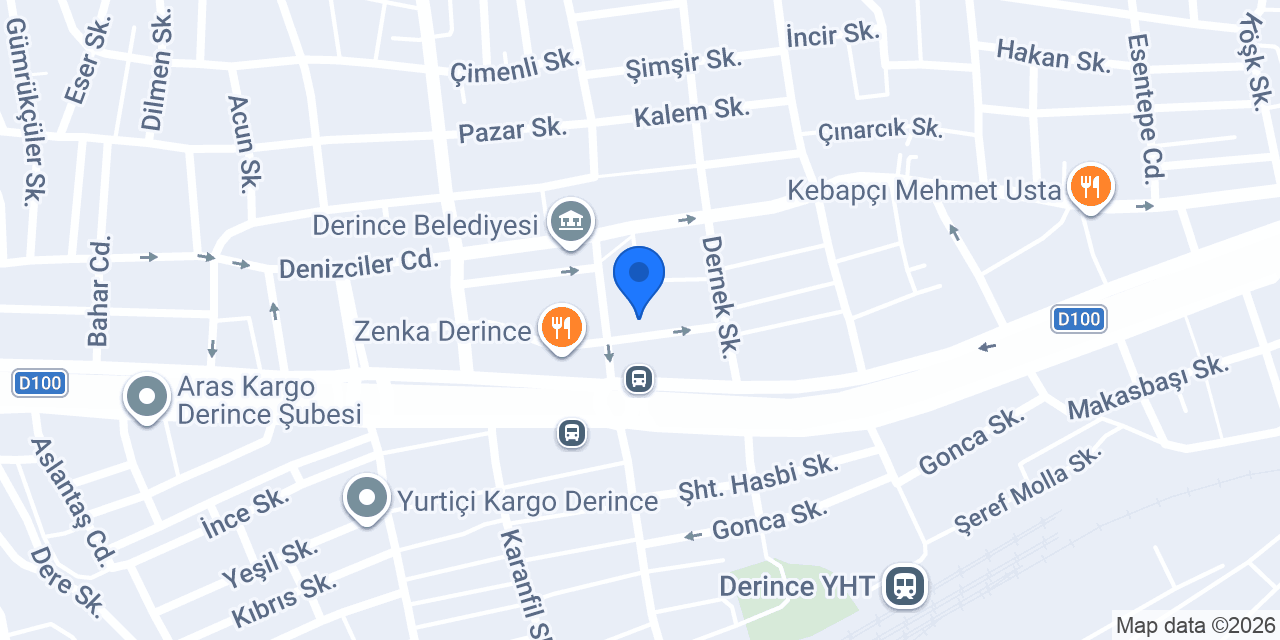 GAME CENTER DERİNCE konumu