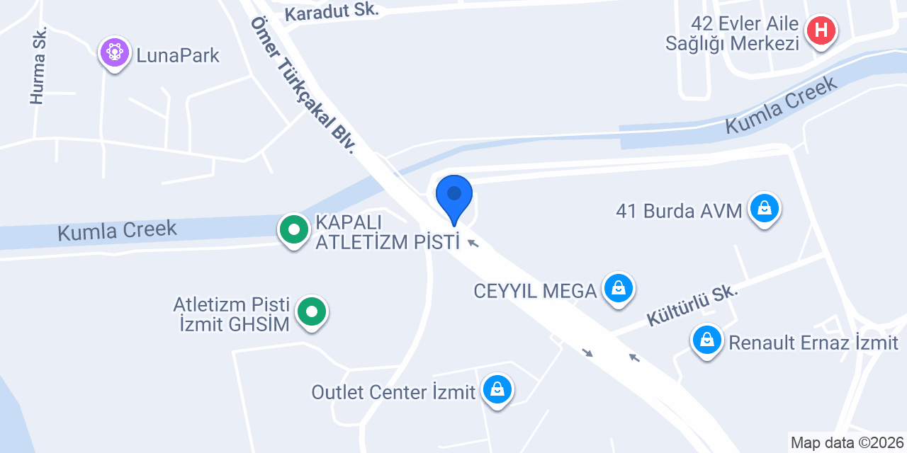 41 Avm Taksi Durağı konumu