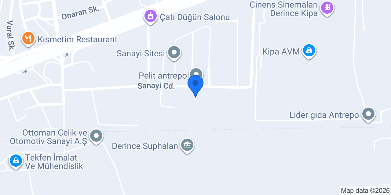 Öz Karadeniz Antrepo 2 konumu