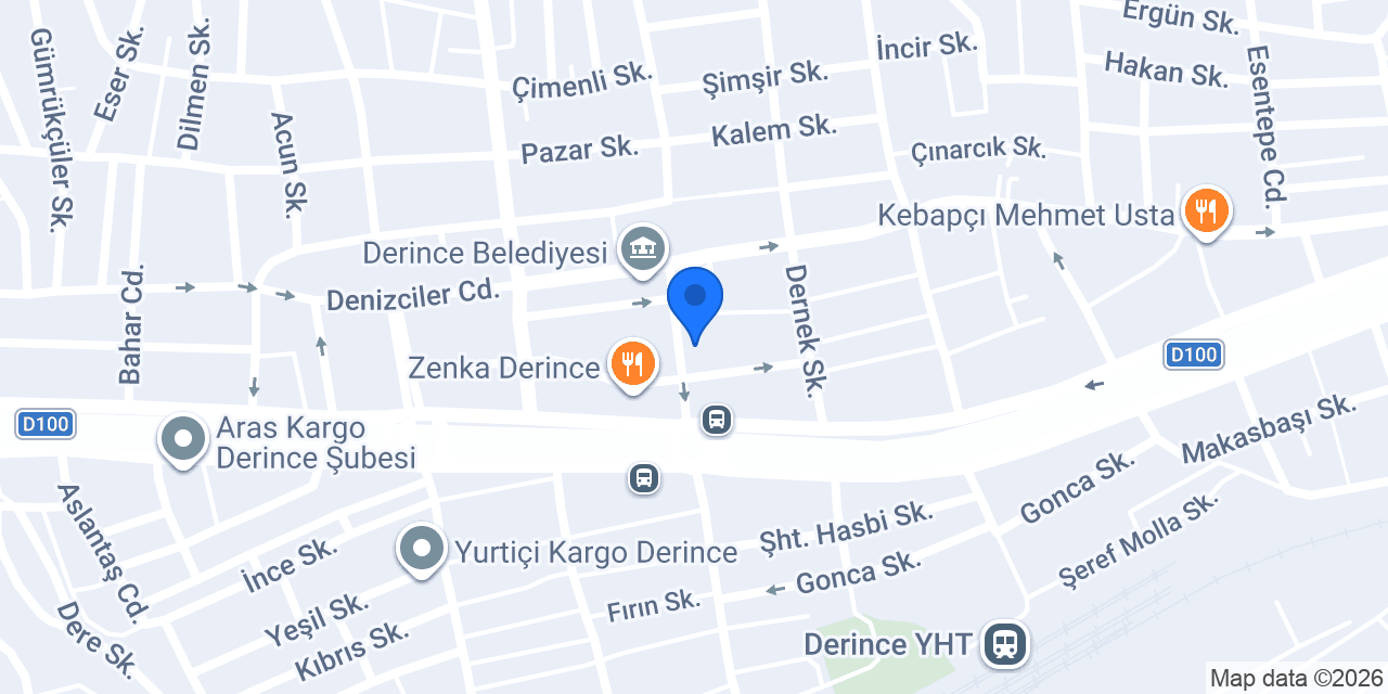 Mobilce Derince konumu