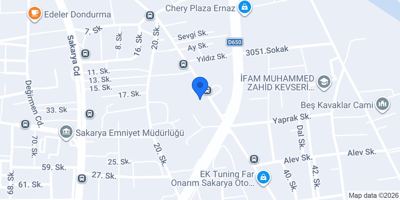 Sakarya Usta Temizlik konumu