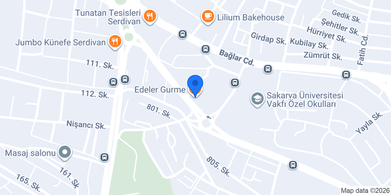 Edeler Gurme konumu