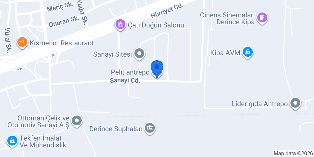 Özay Mobilya konumu