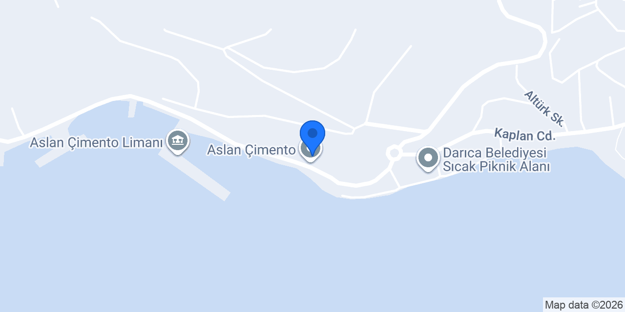 Aslan Çimento konumu