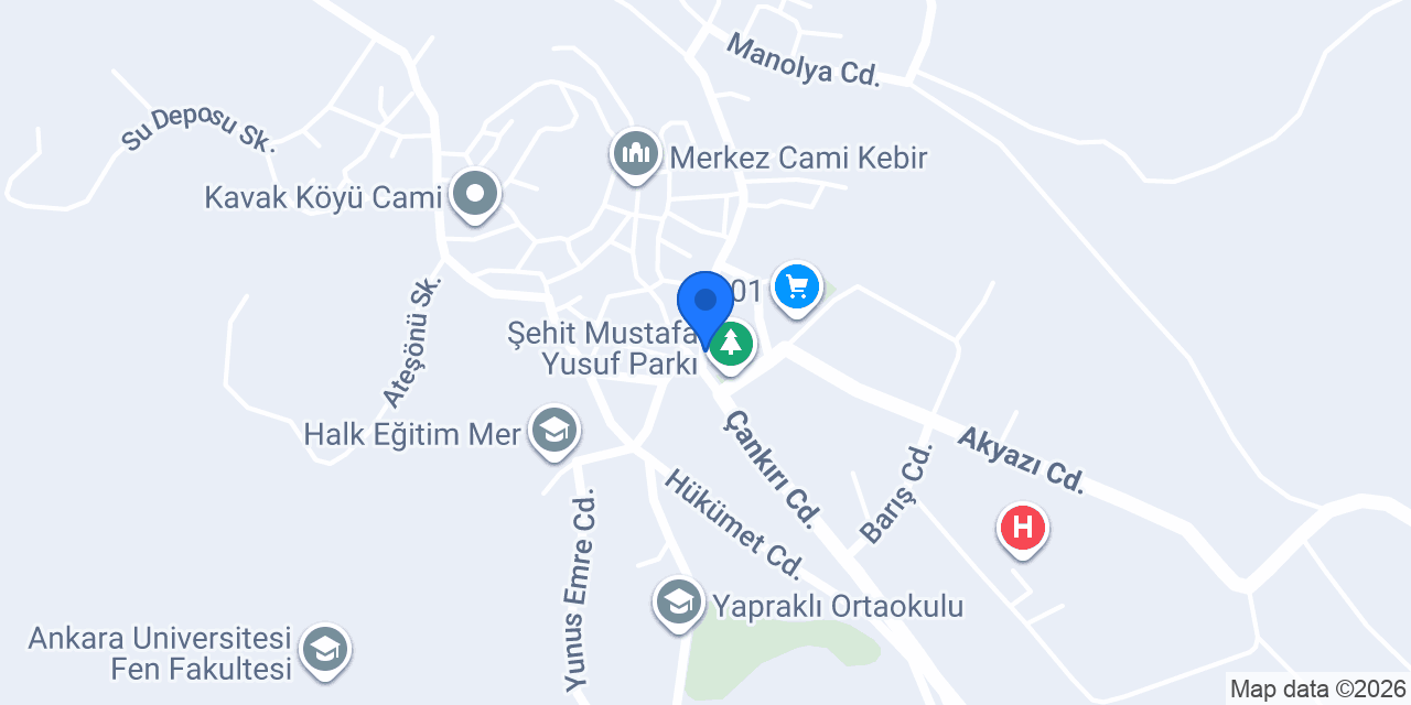 Yapraklı Eczanesi konumu