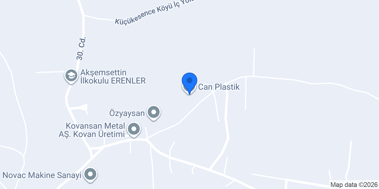 Can Plastik konumu