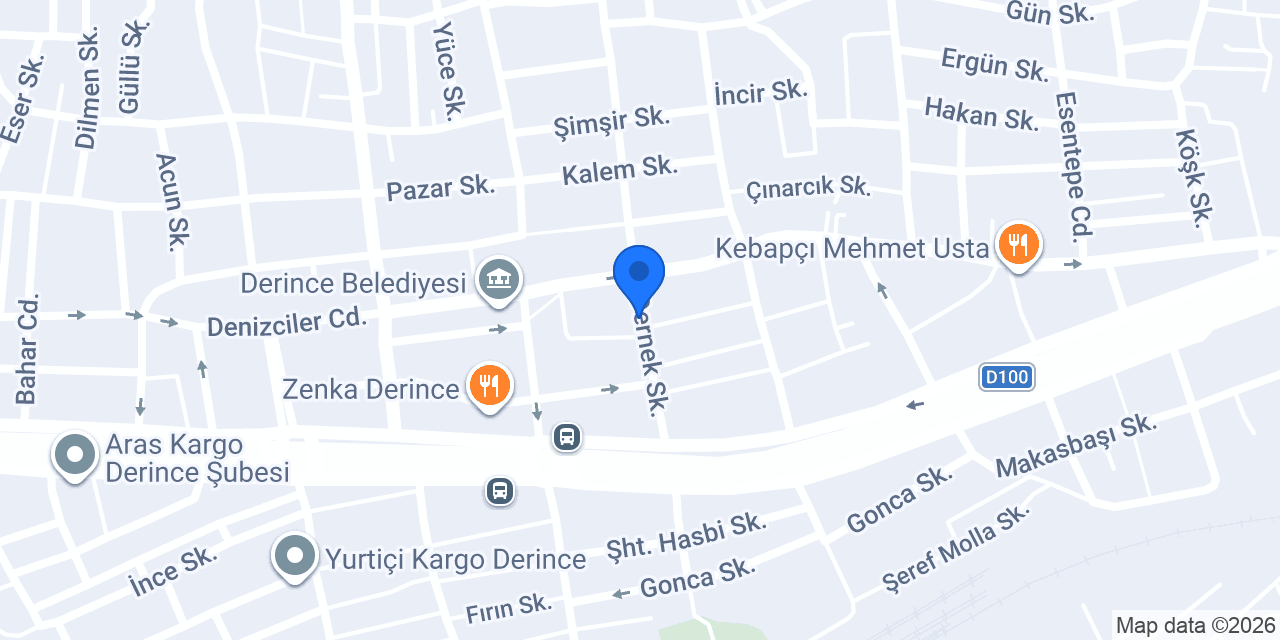Kocaeli BEYAZ DUŞ konumu