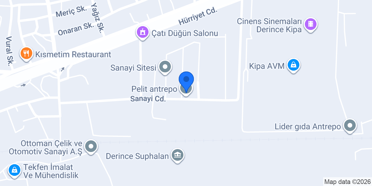 Pelit antrepo konumu