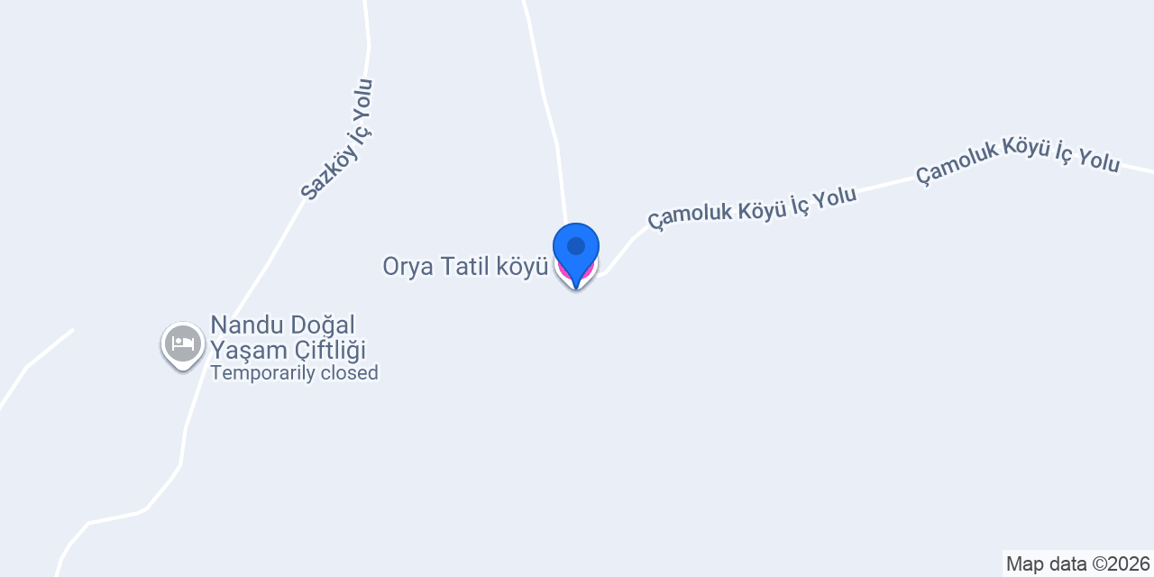 Orya Tatil köyü konumu