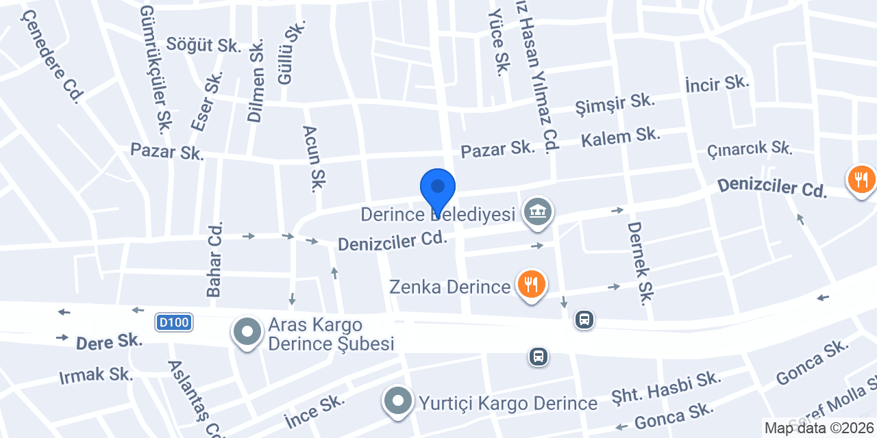 Derince Emlak konumu