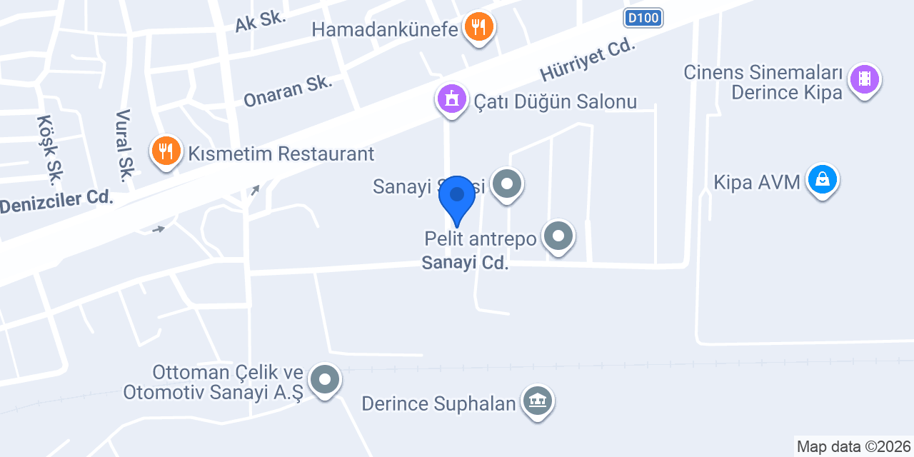 Pastel Yapı Malzemeleri Ltd.Şti. konumu