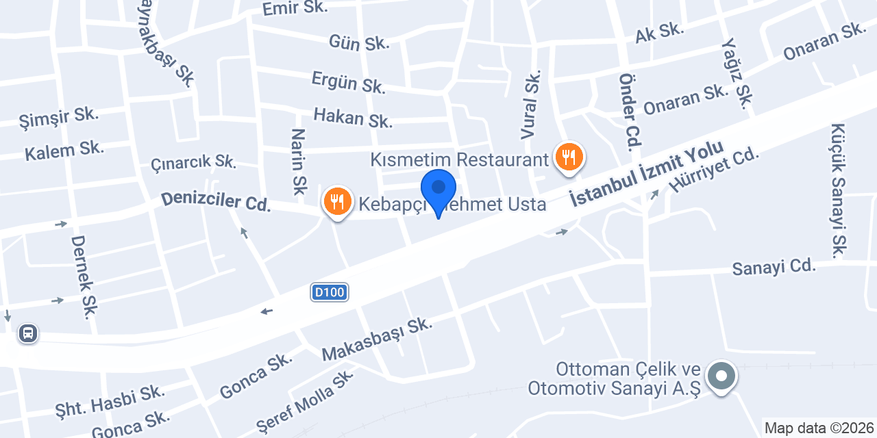 YAP ÖĞÜN KAPORTA BOYA konumu