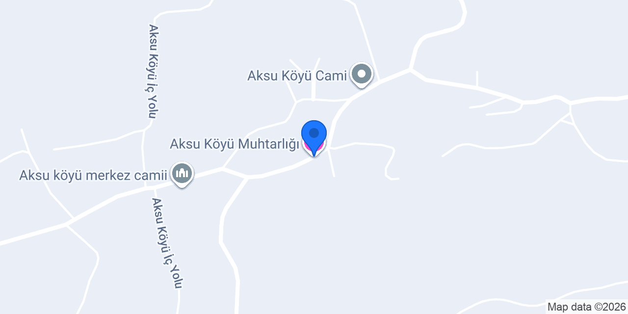 Aksu Köyü Muhtarlığı konumu