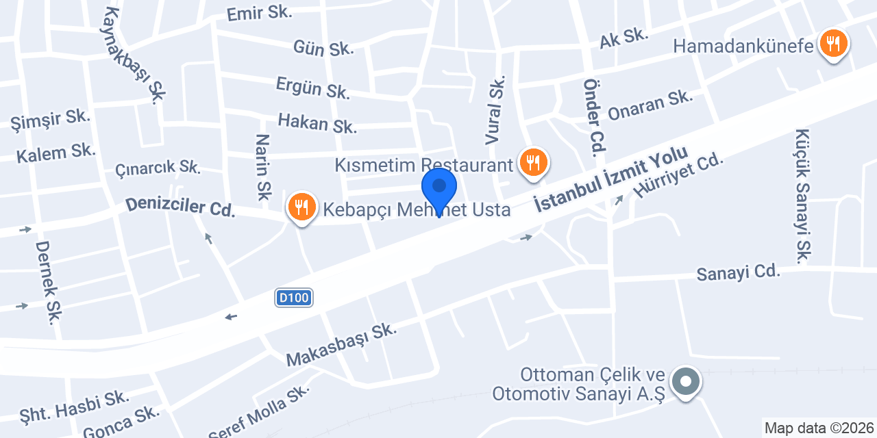 Doğan otomotiv konumu