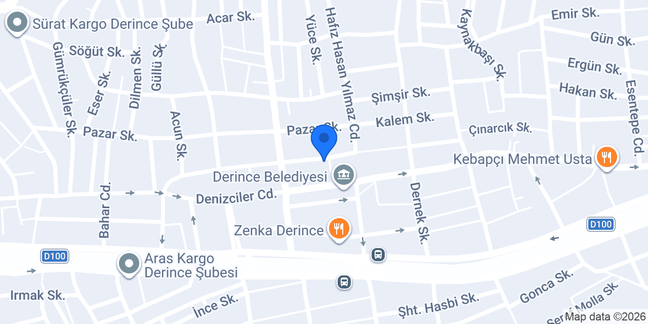 Özbek Ticaret Nalbur konumu
