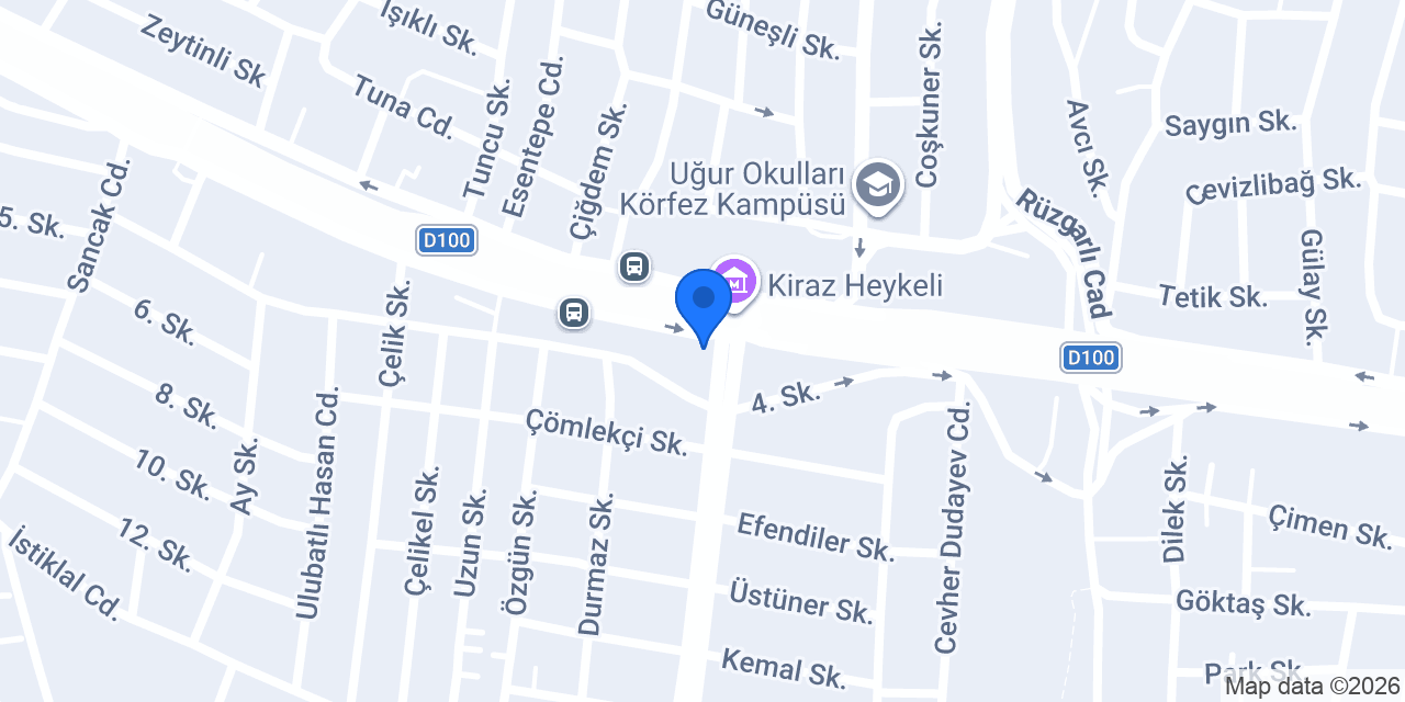 MİRAÇ AUTO KÖRFEZ konumu