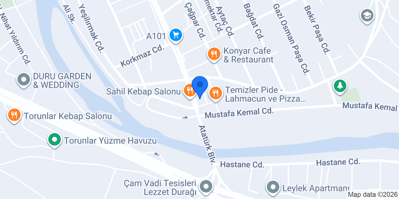 Onur Veteriner Kliniği konumu